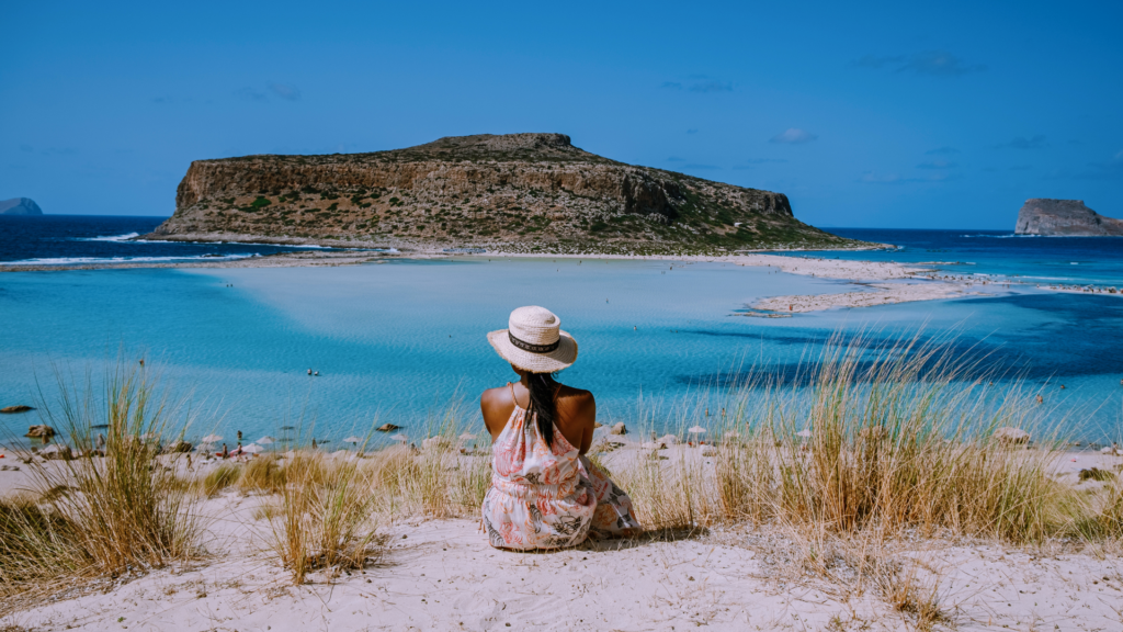balos lagoon in Crete