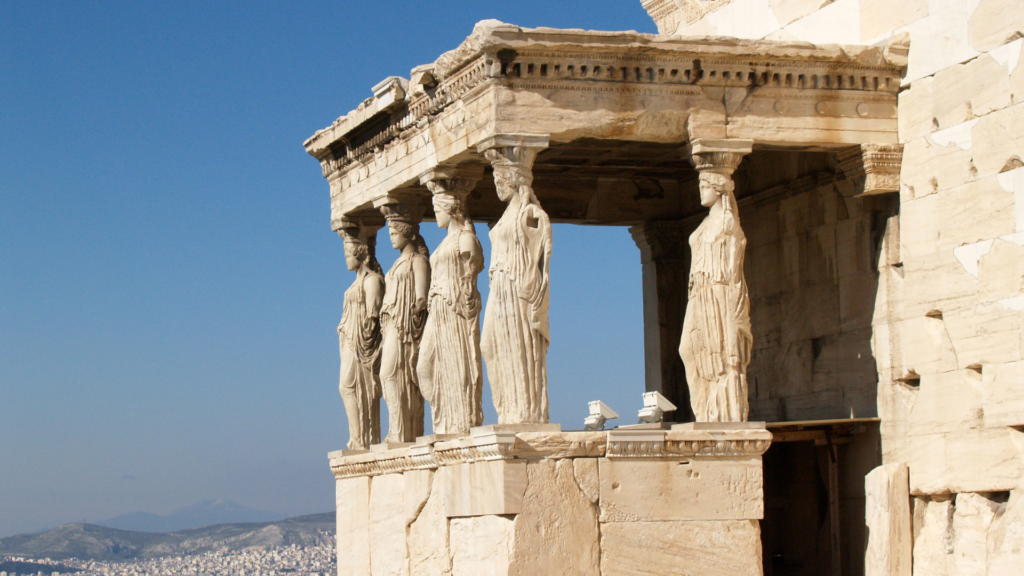 Caryatids in Athens