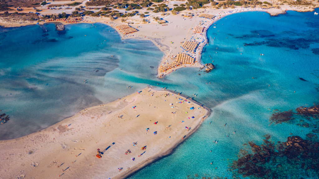 παραλία Ελαφονήσι στην Κρήτη