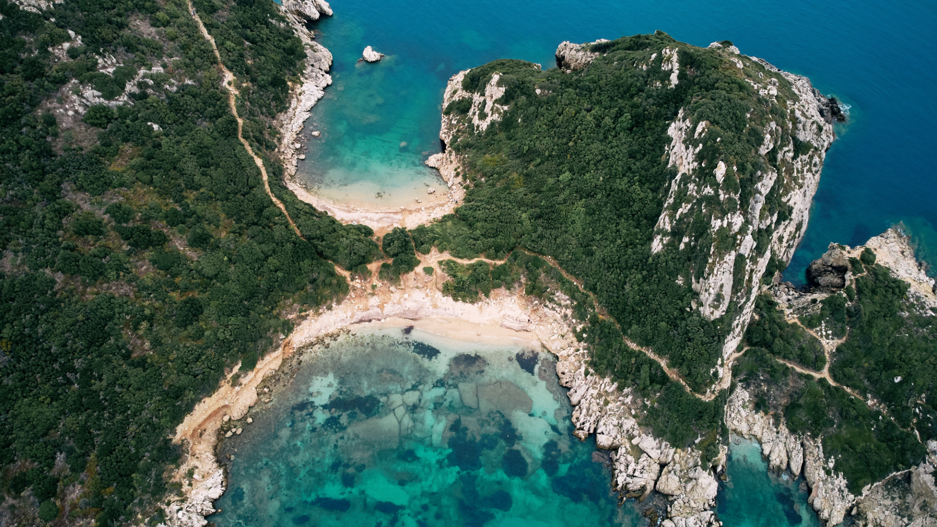 porto timoni in corfu island