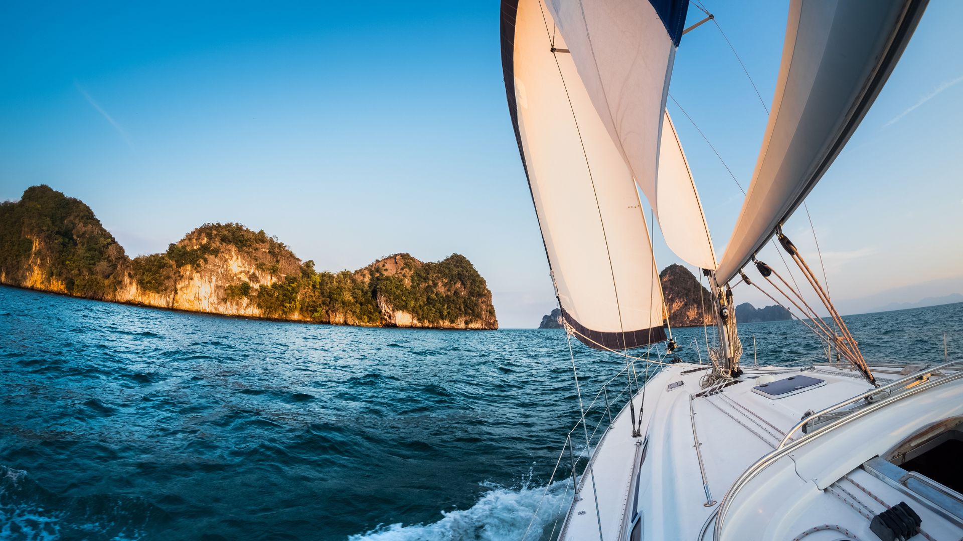 sailing in greece