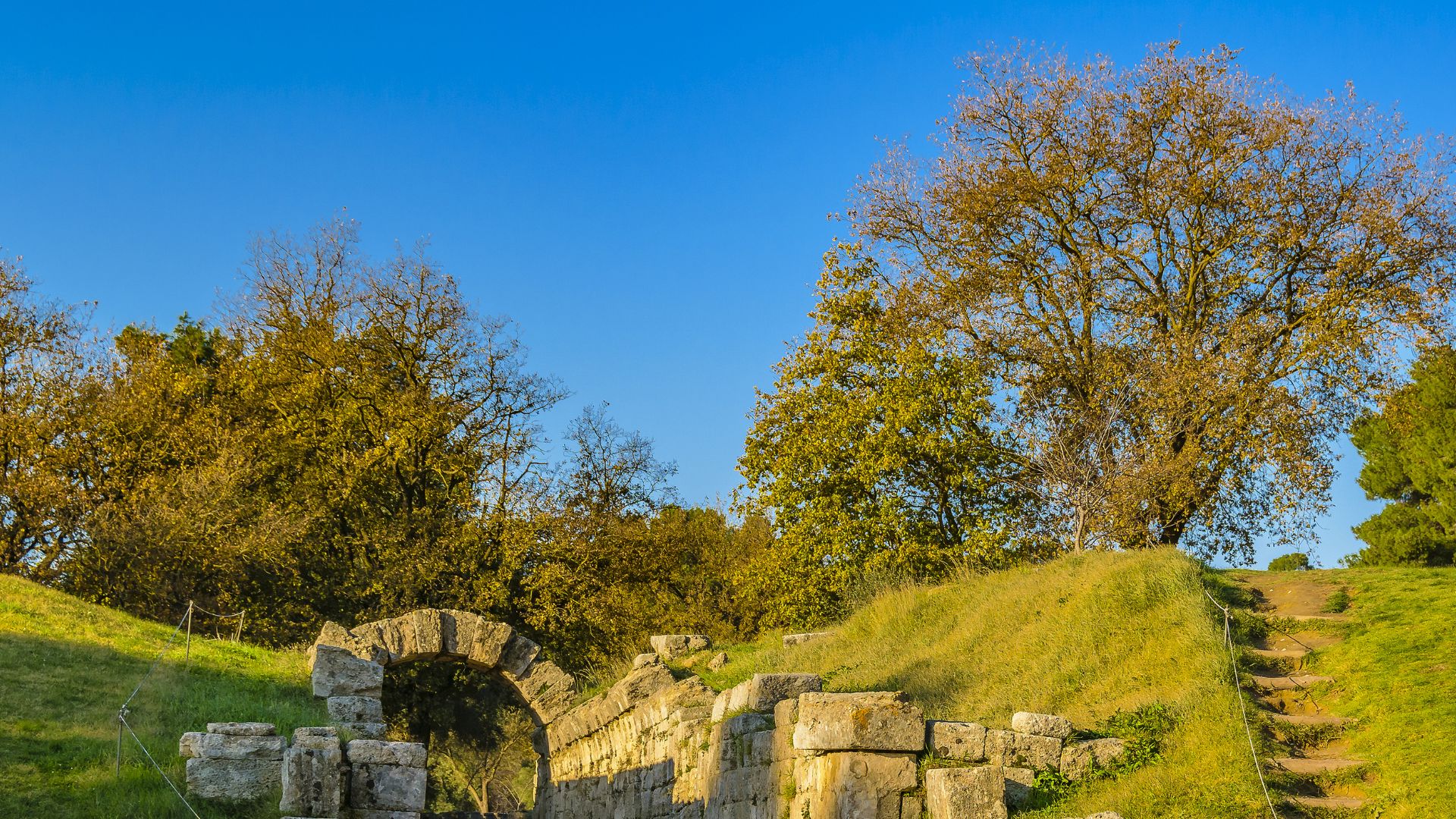 Ancient trails in Arcadian Mountains Peloponesse